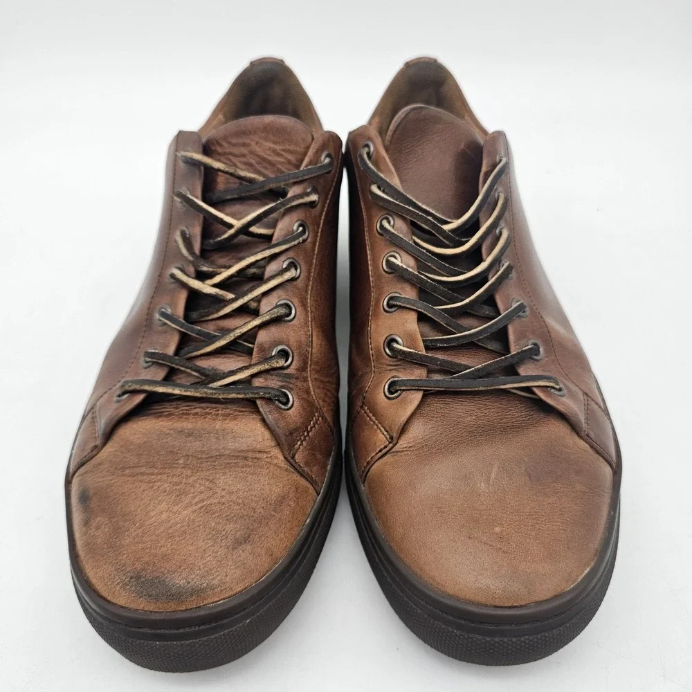 Thursday Boots Premier Low Top Shoes Mens 11 Brown Leather Lace Up Minimalist